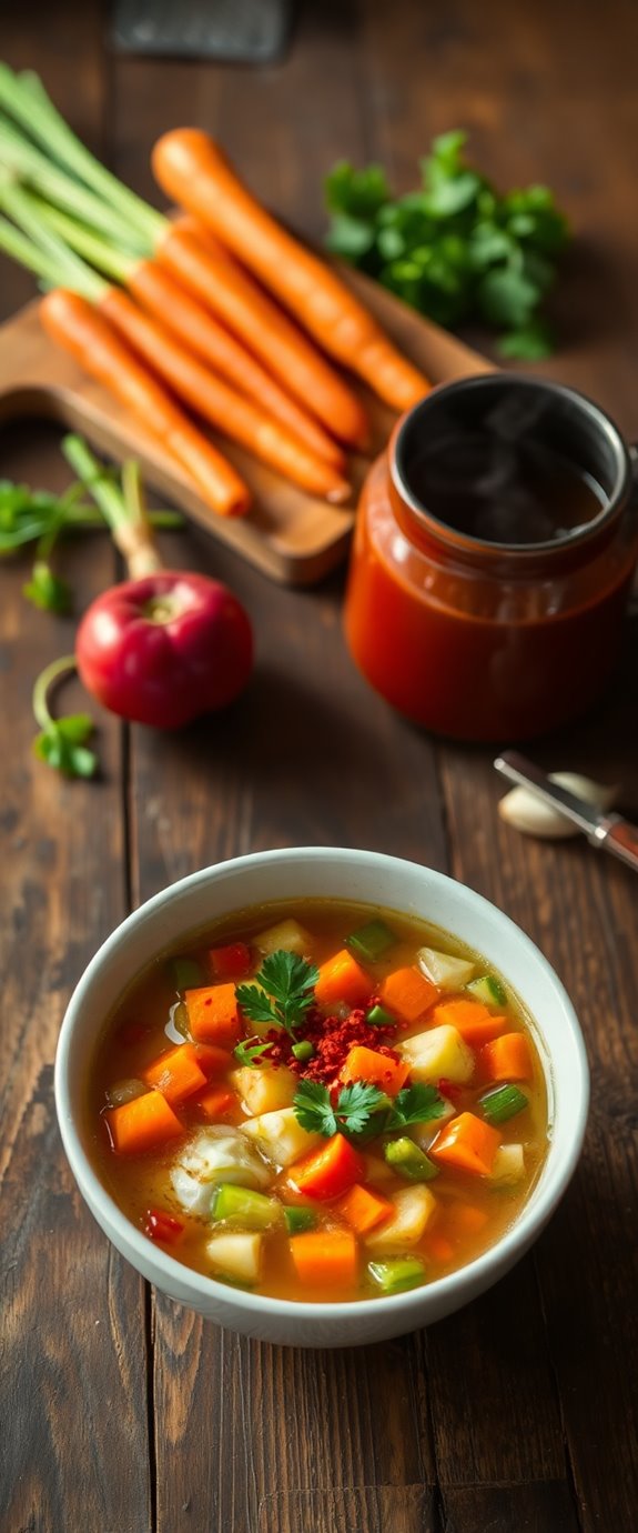 asian cabbage soup instructions