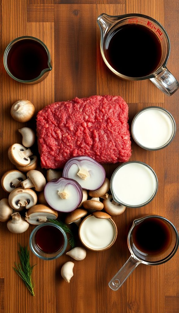 cooking instructions and ingredients