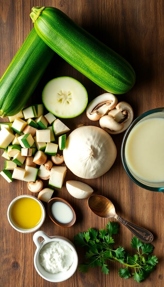 cooking instructions and ingredients