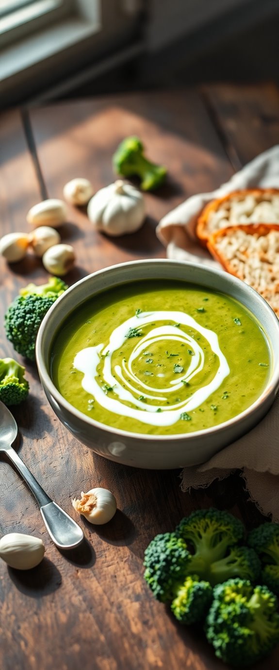 creamy broccoli soup recipe