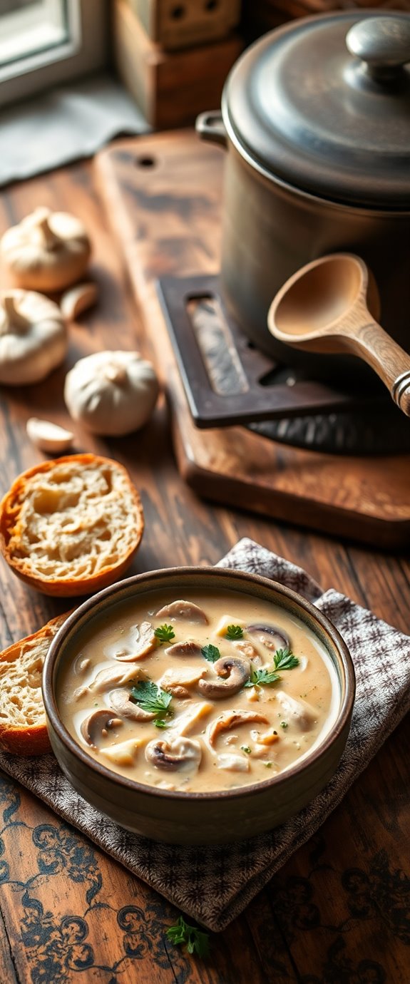 crockpot chicken mushroom soup
