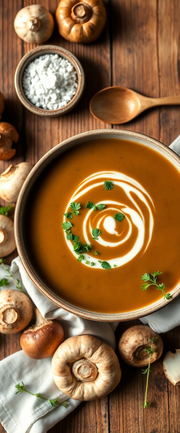 dairy free mushroom soup