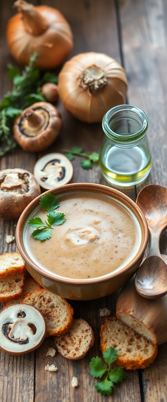 dairy free mushroom soup recipe