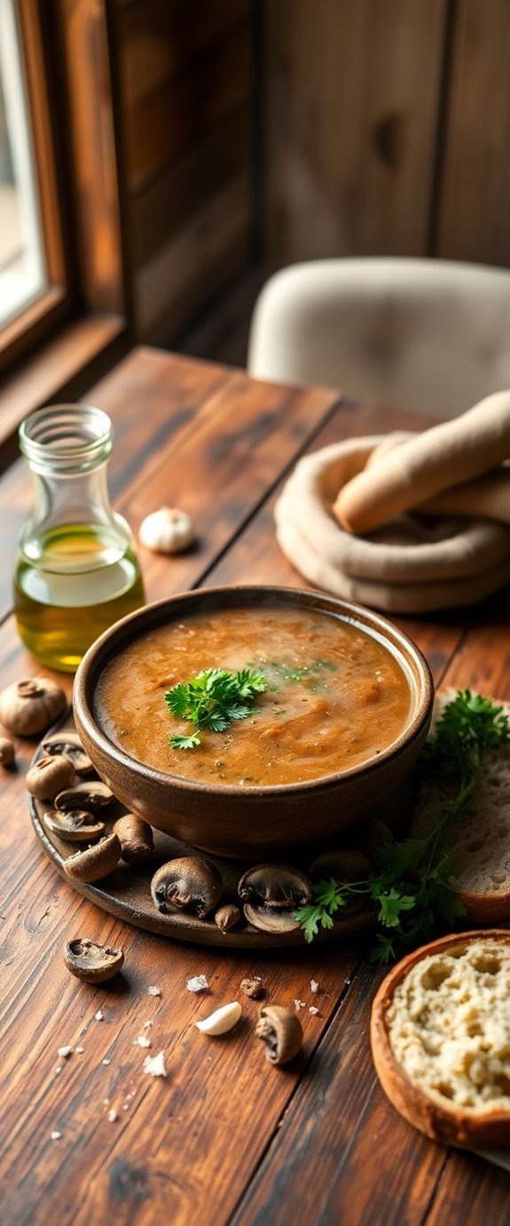 dried mushroom soup recipe
