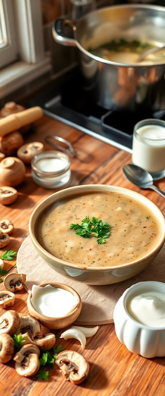 gluten free mushroom soup recipe