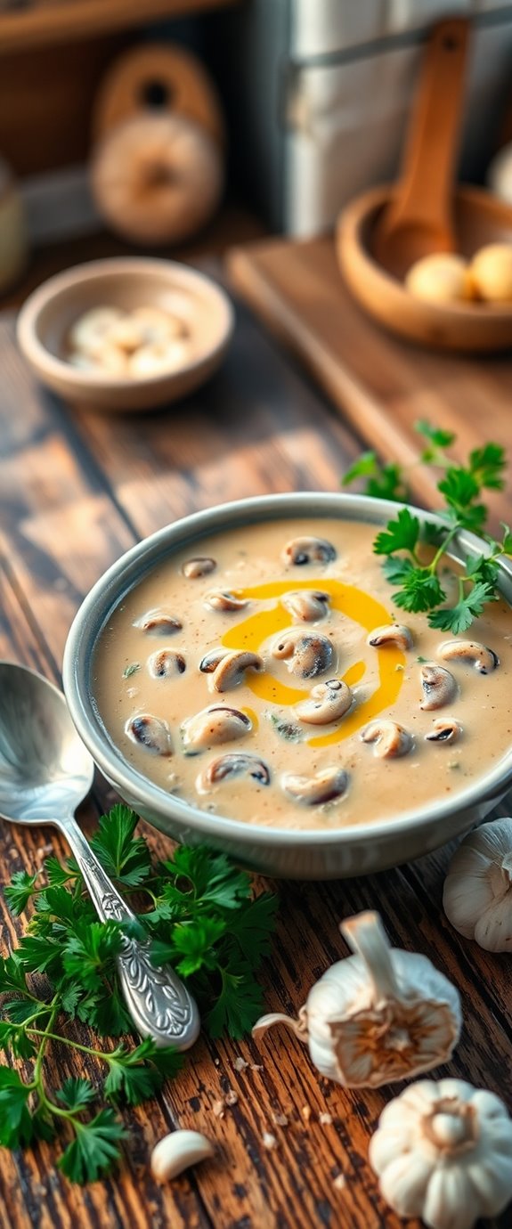 healthy mushroom soup recipe