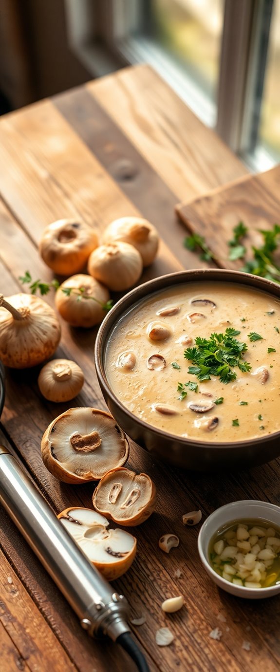 healthy mushroom soup recipe