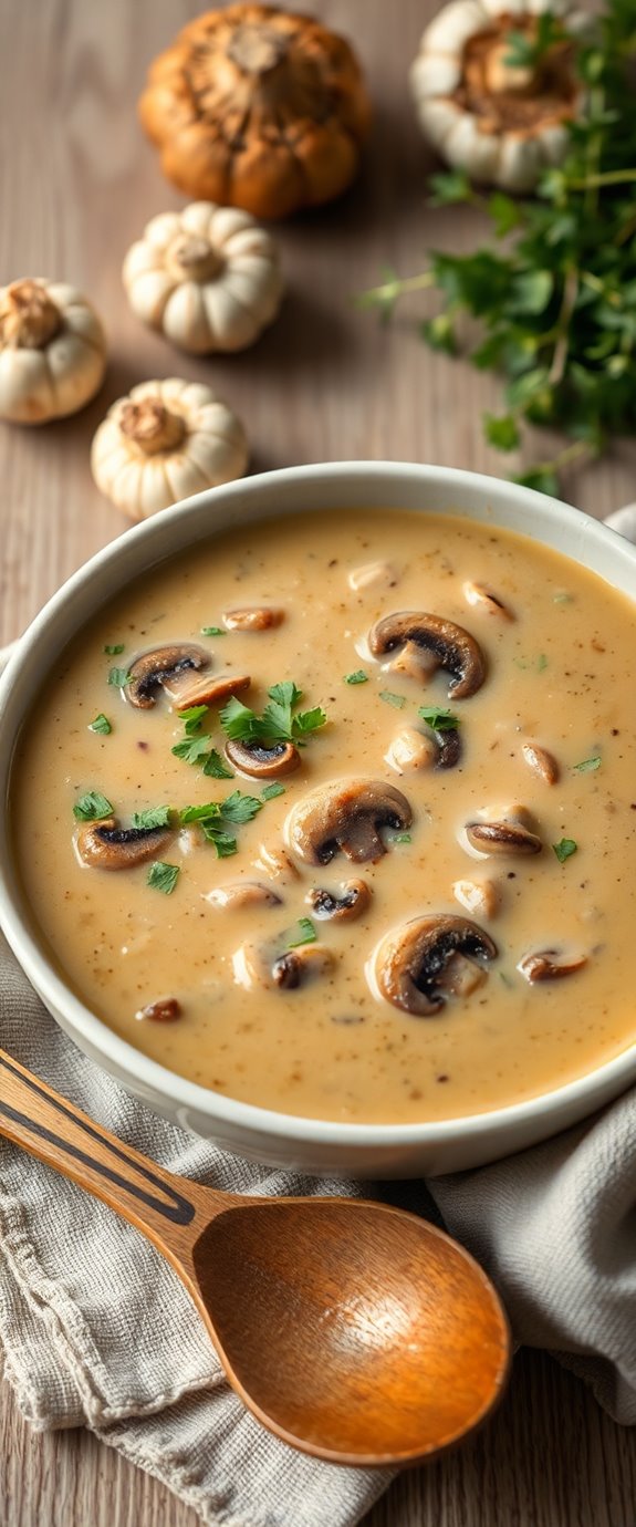 healthy mushroom soup recipe