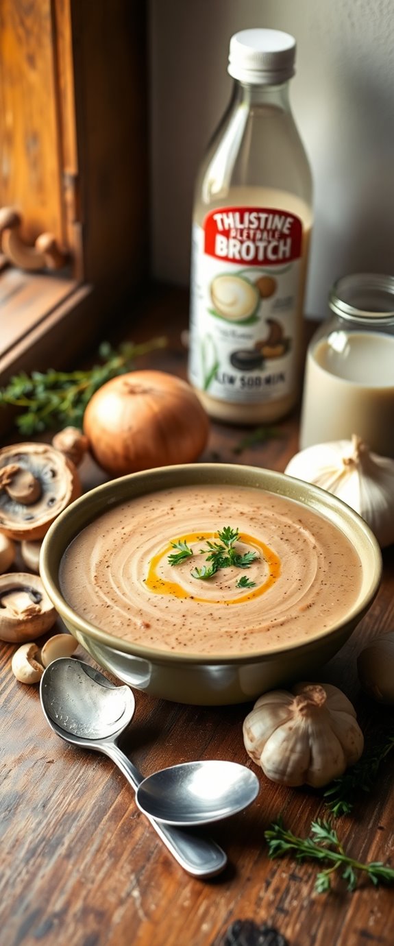 healthy mushroom soup recipe