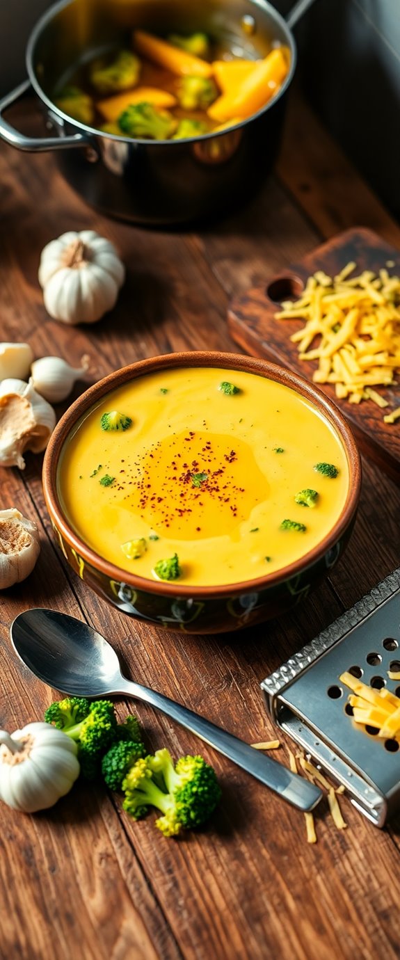 keto friendly broccoli cheese soup