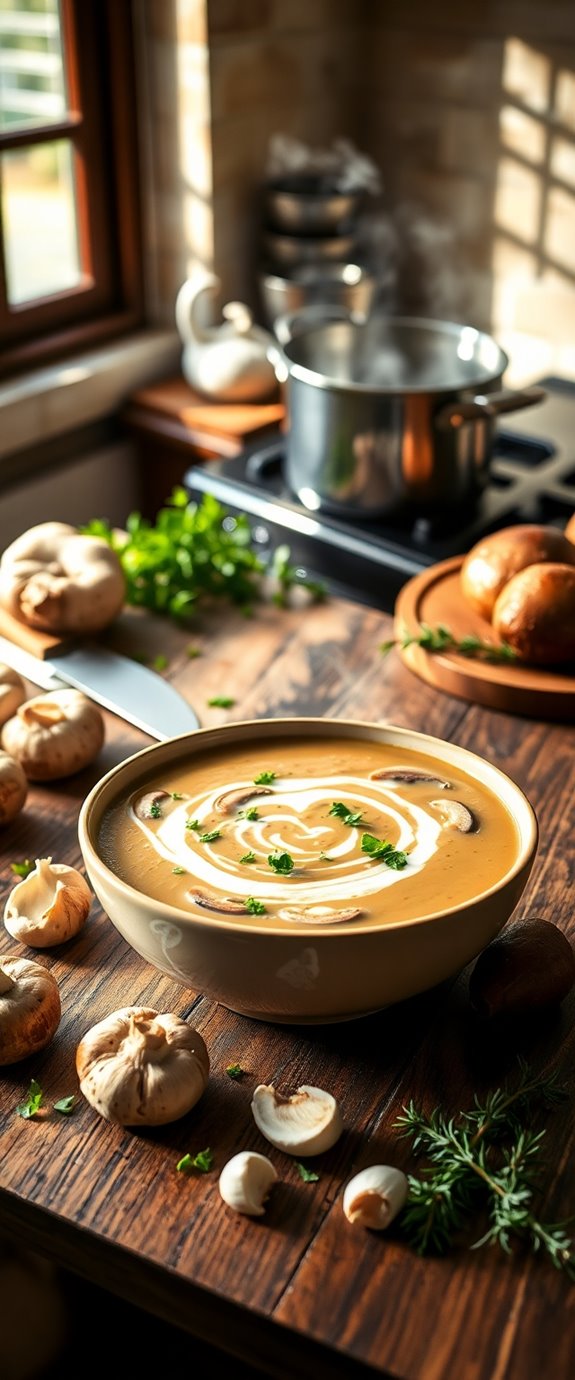 low carb mushroom soup