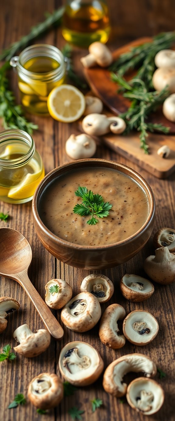 low sodium mushroom soup