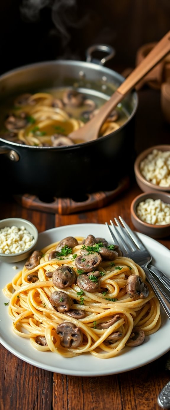 mushroom soup pasta recipe