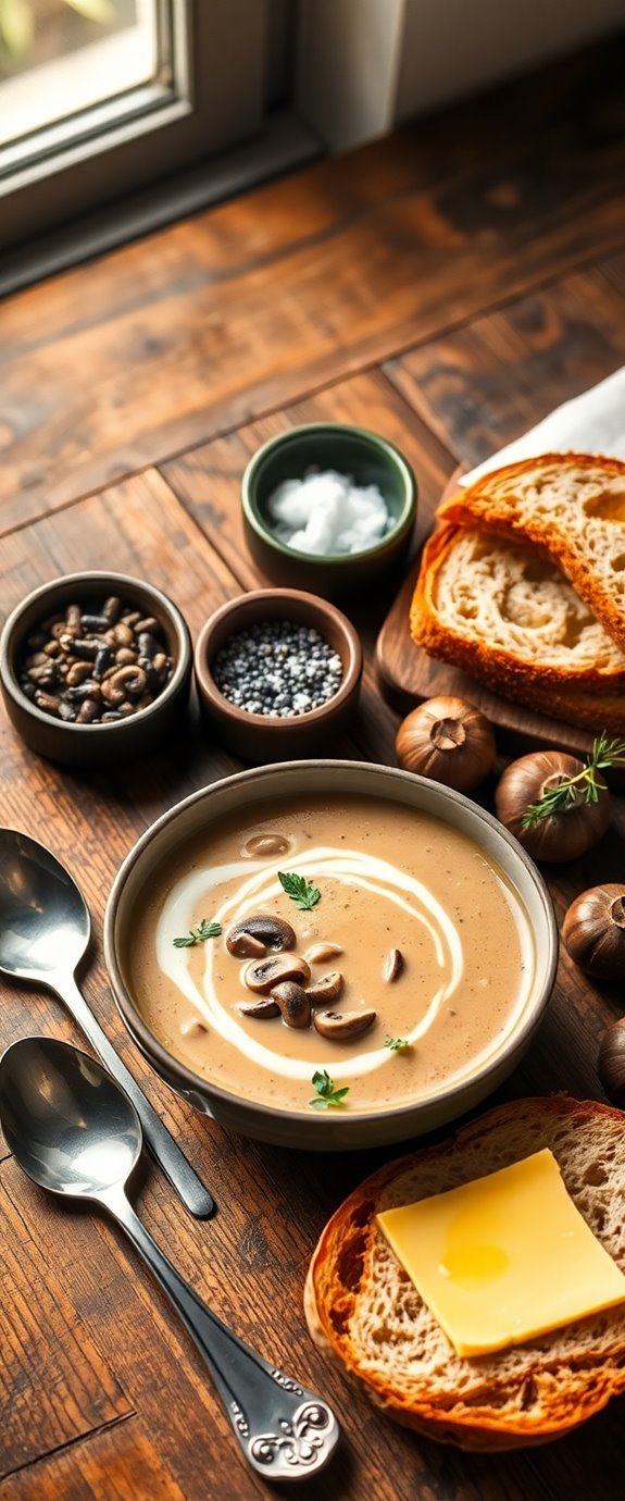 mushroom soup with chicken
