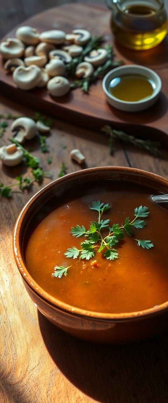 portobello mushroom soup recipe