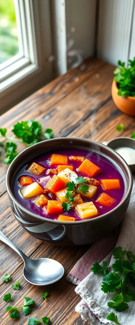 purple cabbage soup recipe