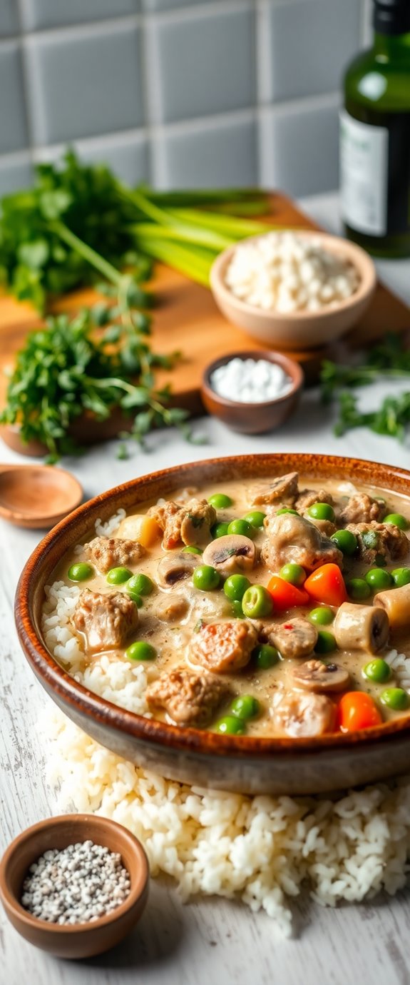 turkey and mushroom soup