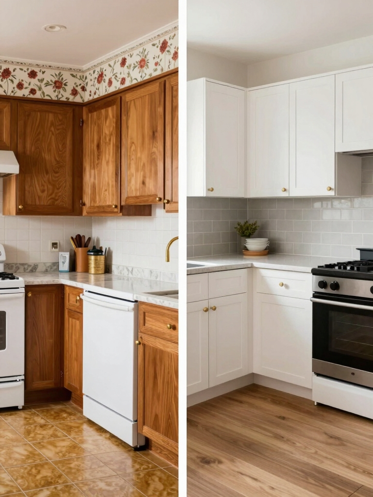 1990s kitchen makeover reveal