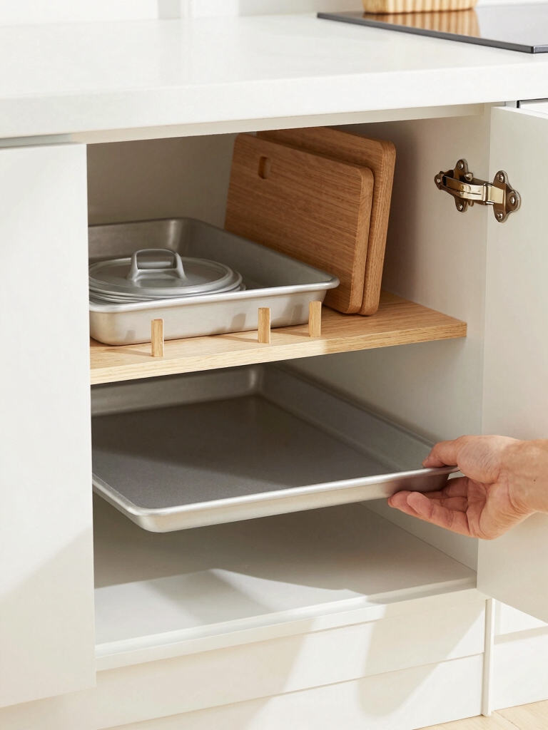 adjustable soft close vertical dividers