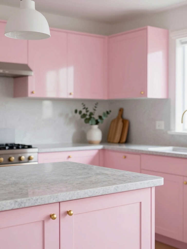 bold pink with neutrals