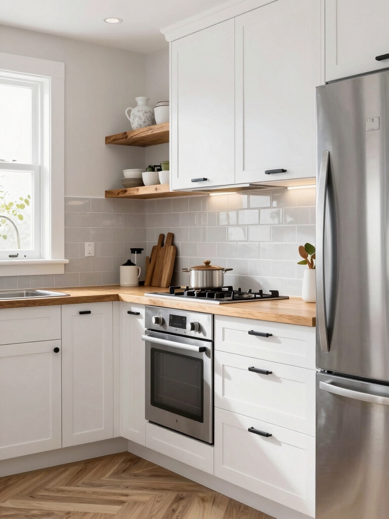 bright efficient narrow galley