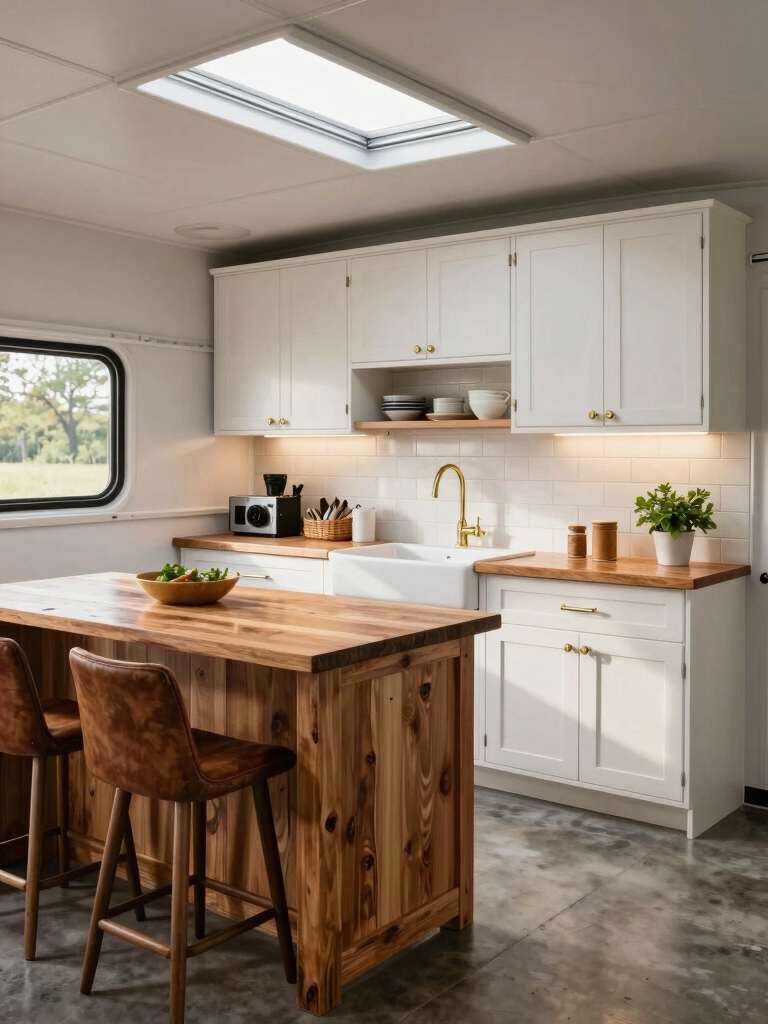 budget friendly single wide kitchen transformation