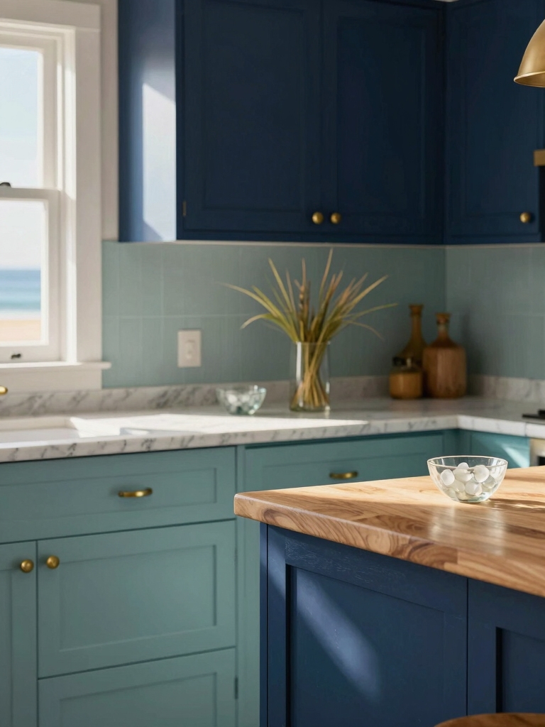 choosing intentional blue kitchen shades