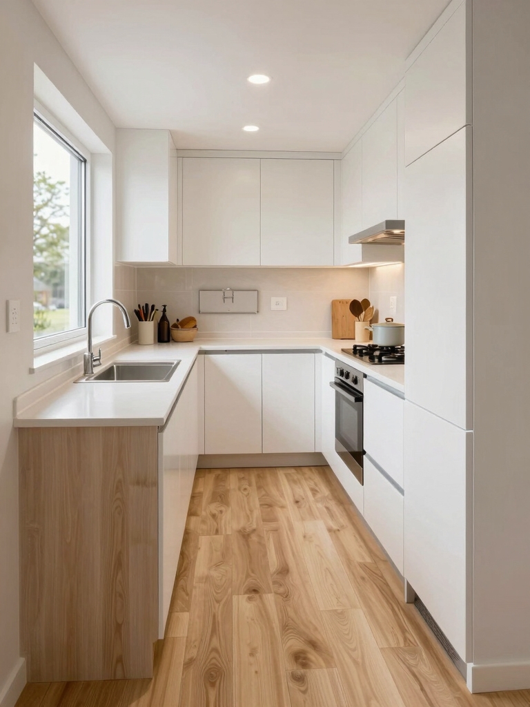 clear kitchen traffic flow