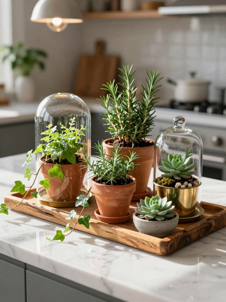 compact fragrant island herb nook