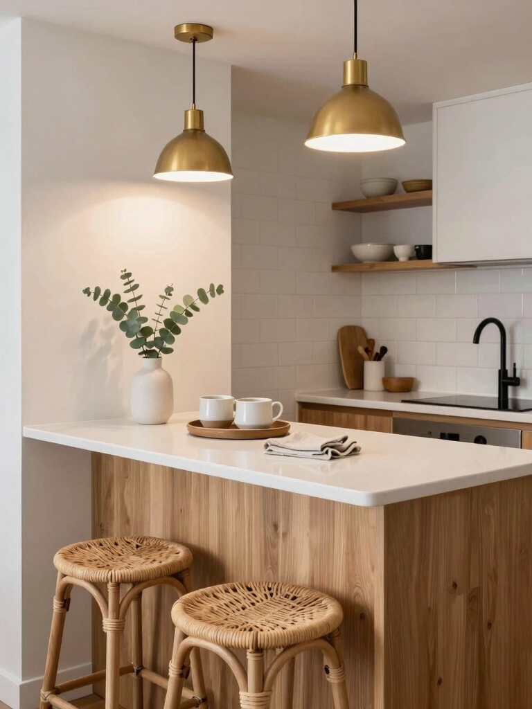 compact island with seating