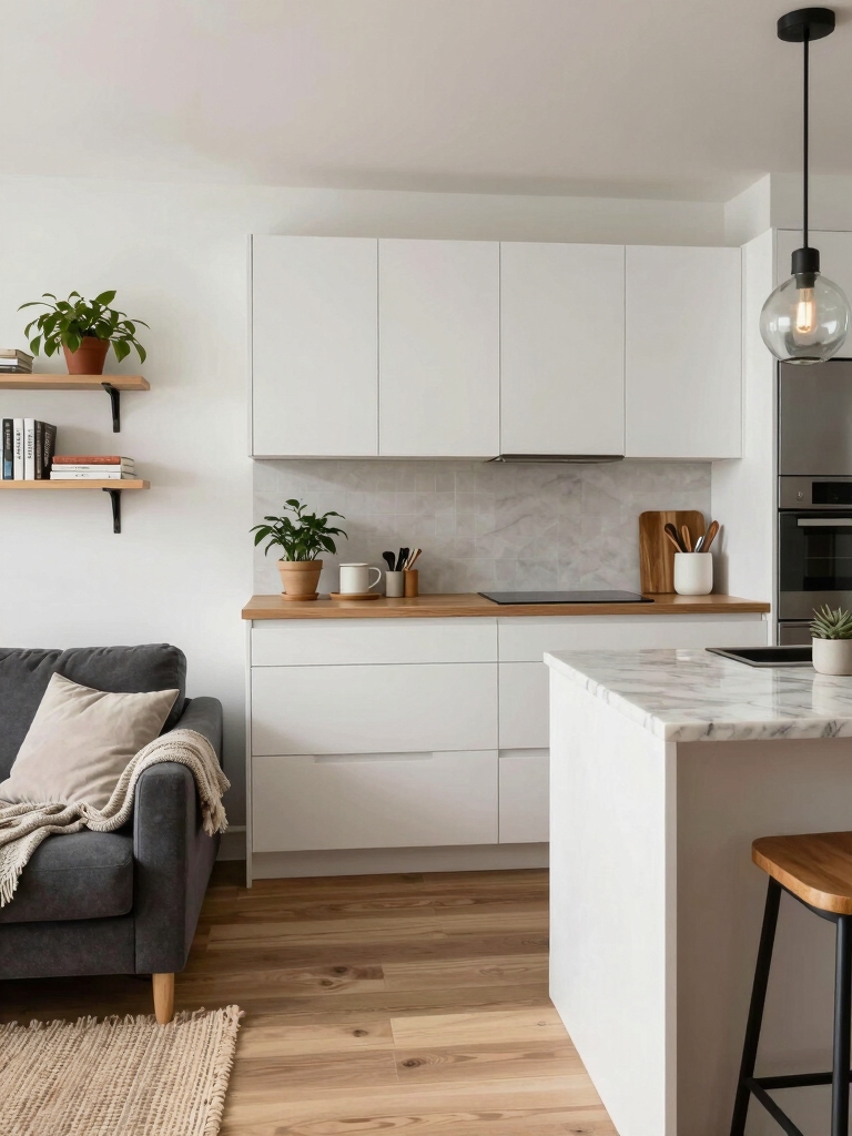 compact open concept design