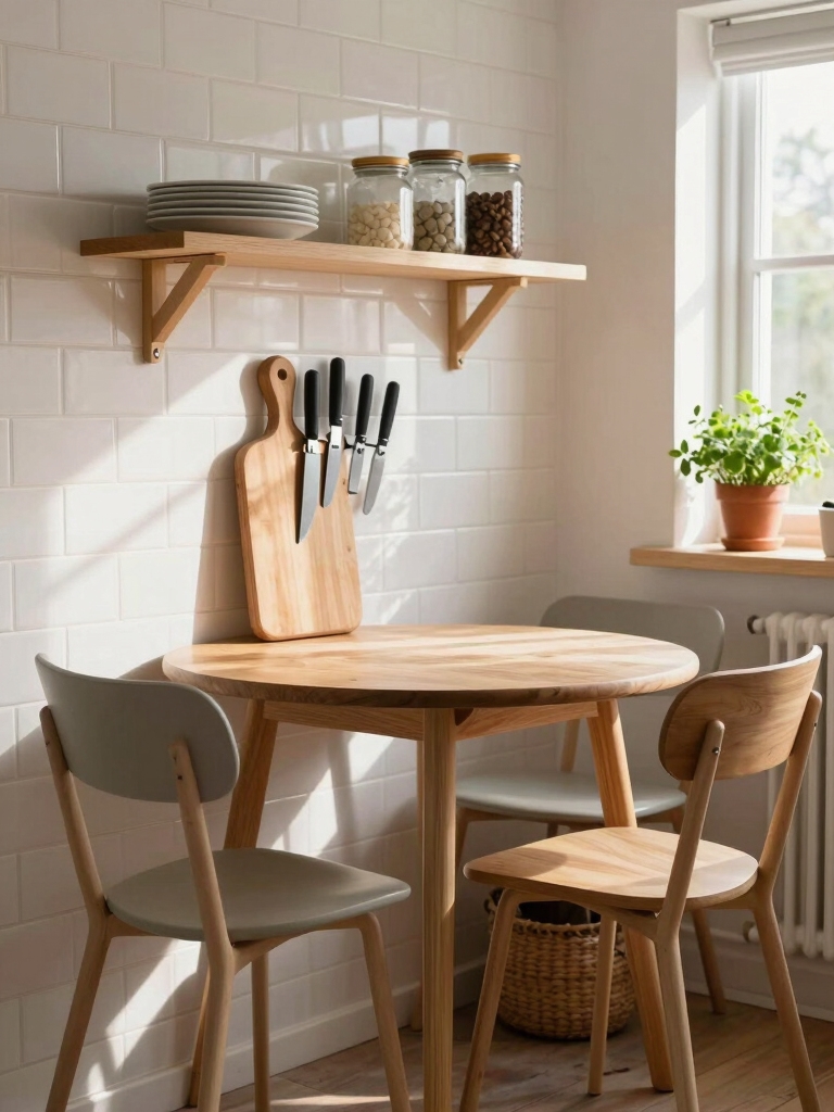 compact space saving kitchen table