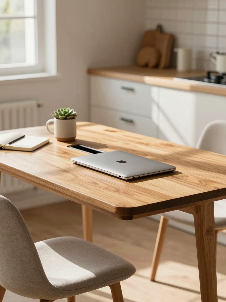 convertible dining table workstation