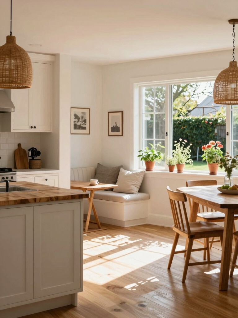 corner ranch kitchen nook