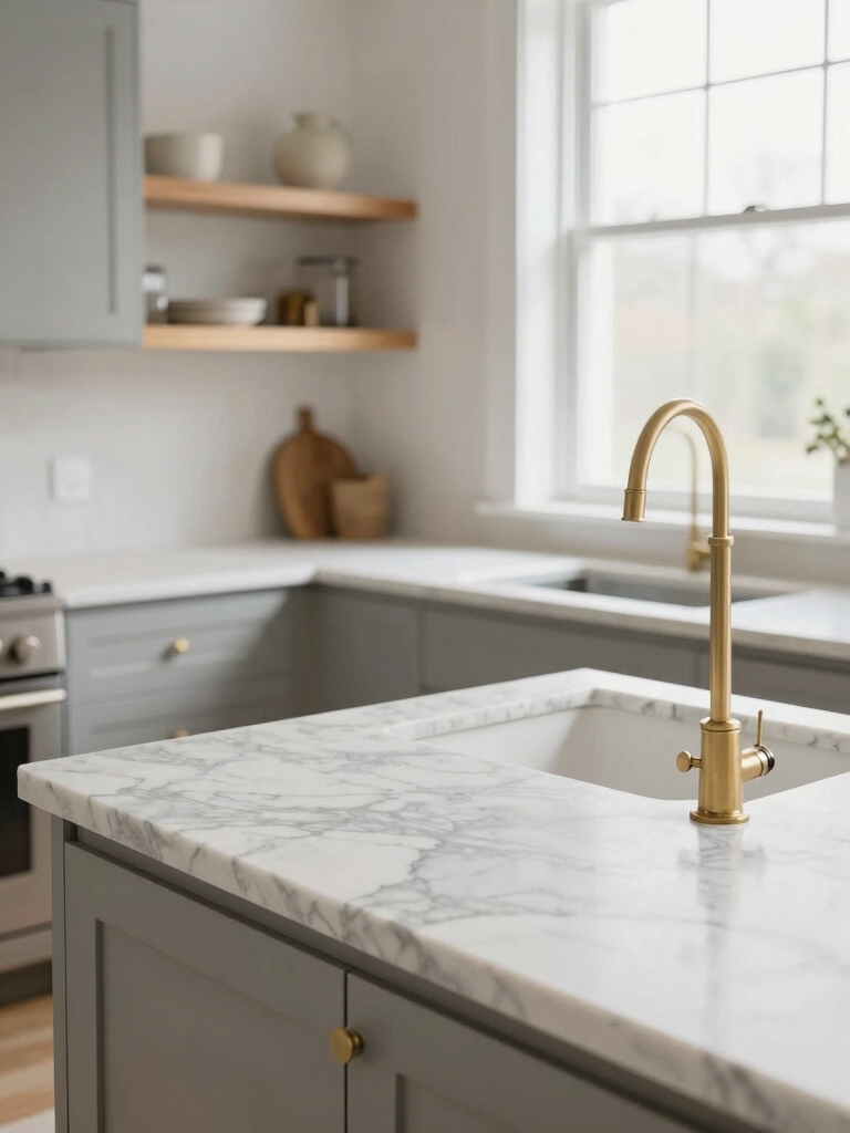 durable timeless seamless stone counters