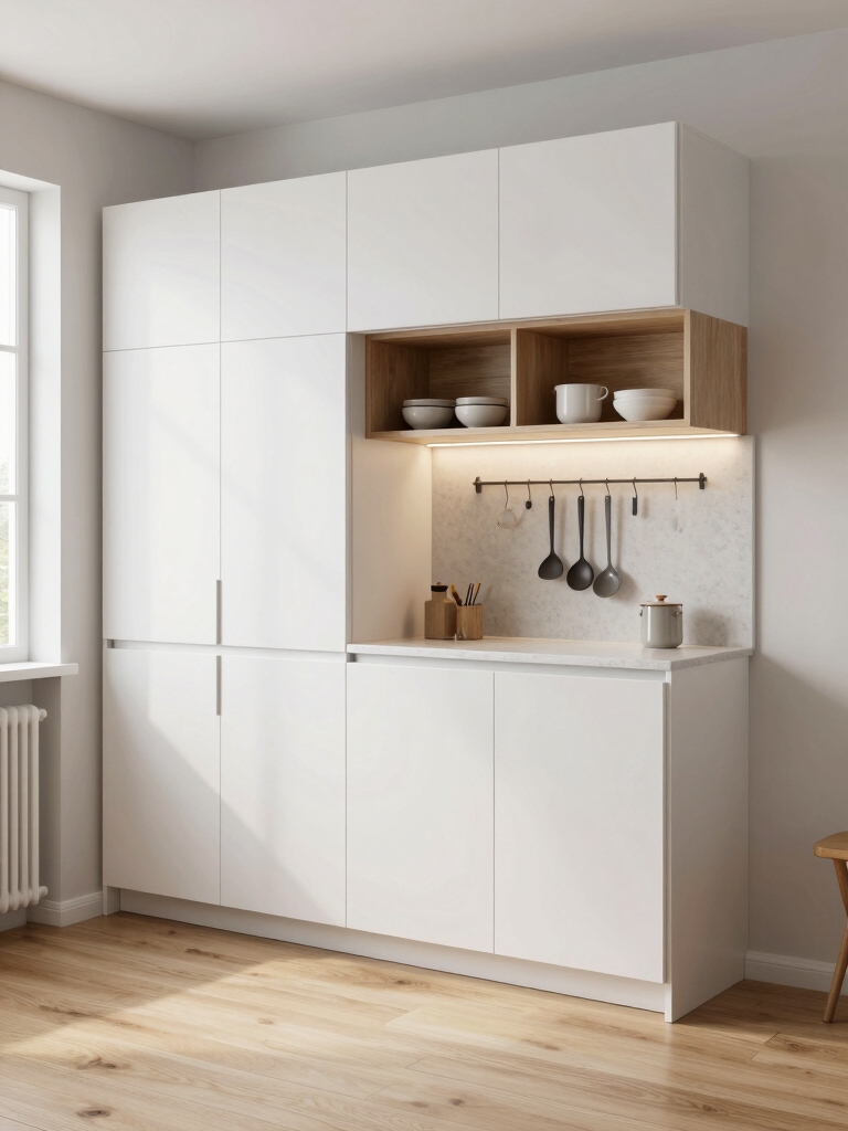 floor to ceiling pull out pantries