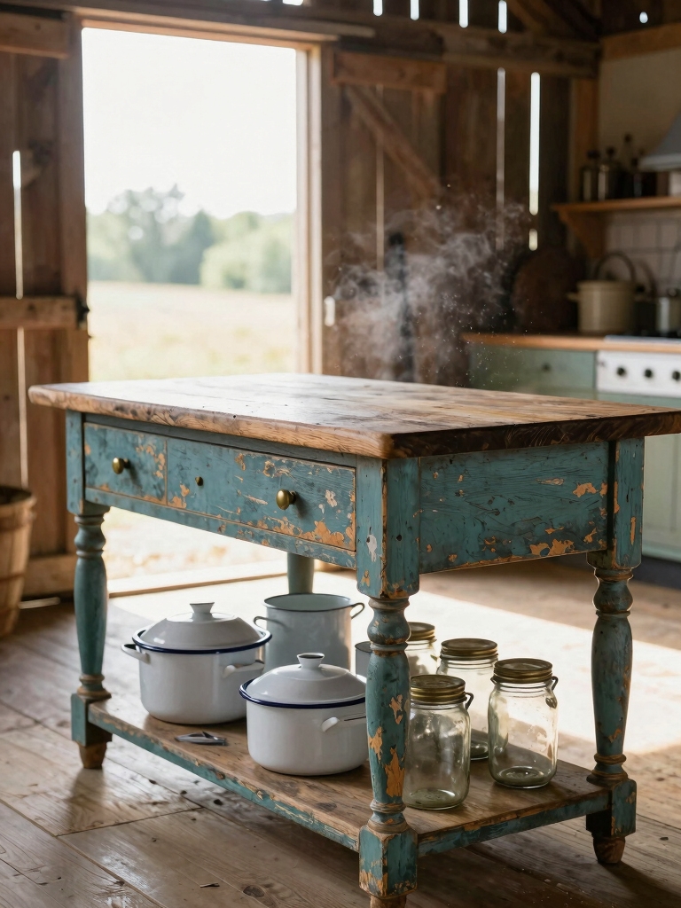 hunt hidden vintage kitchen islands