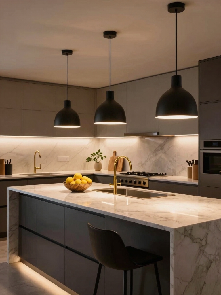 layered ambient task accent lighting