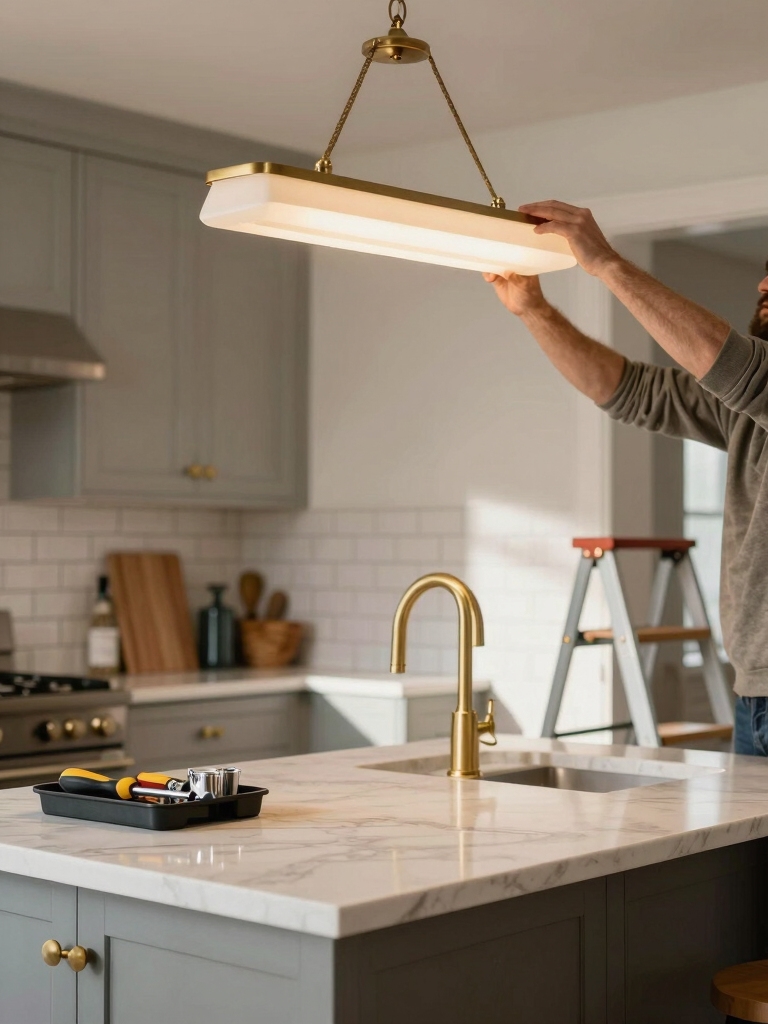 layered kitchen lighting choices