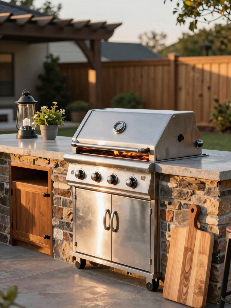 match grill features to entertaining