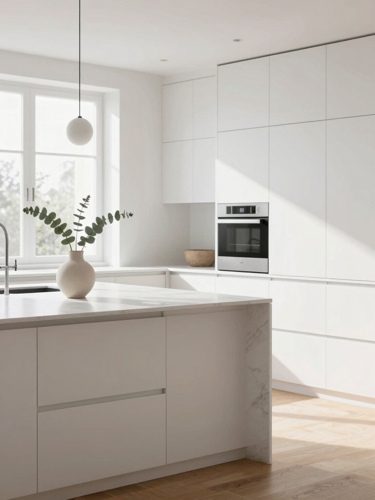 matte all white tactile minimalism