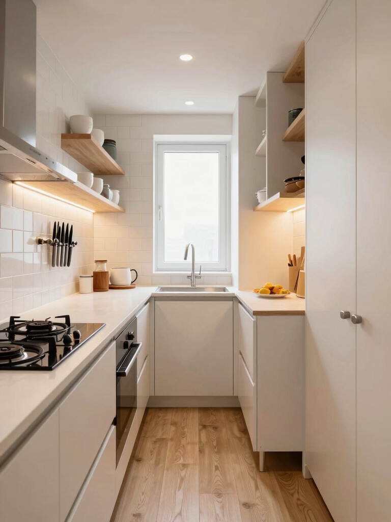 maximize functionality in compact kitchens