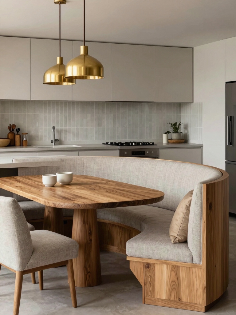multi functional island with seating