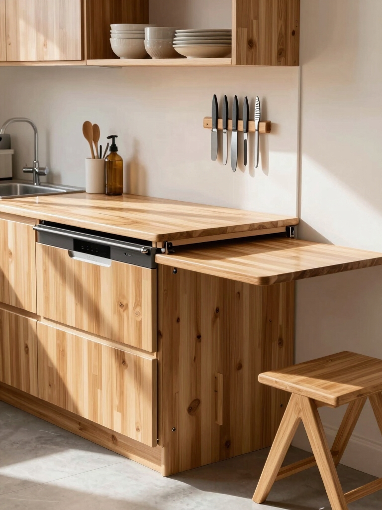 multifunctional foldaway kitchen furniture