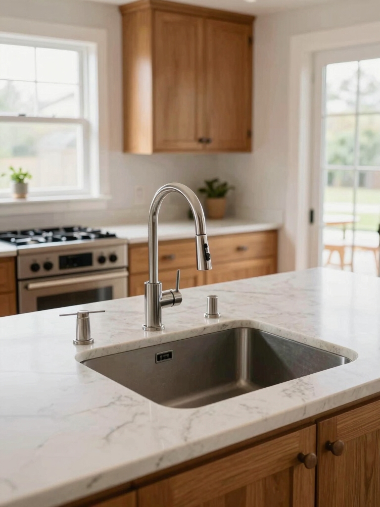 peninsula for workflow island for sightlines