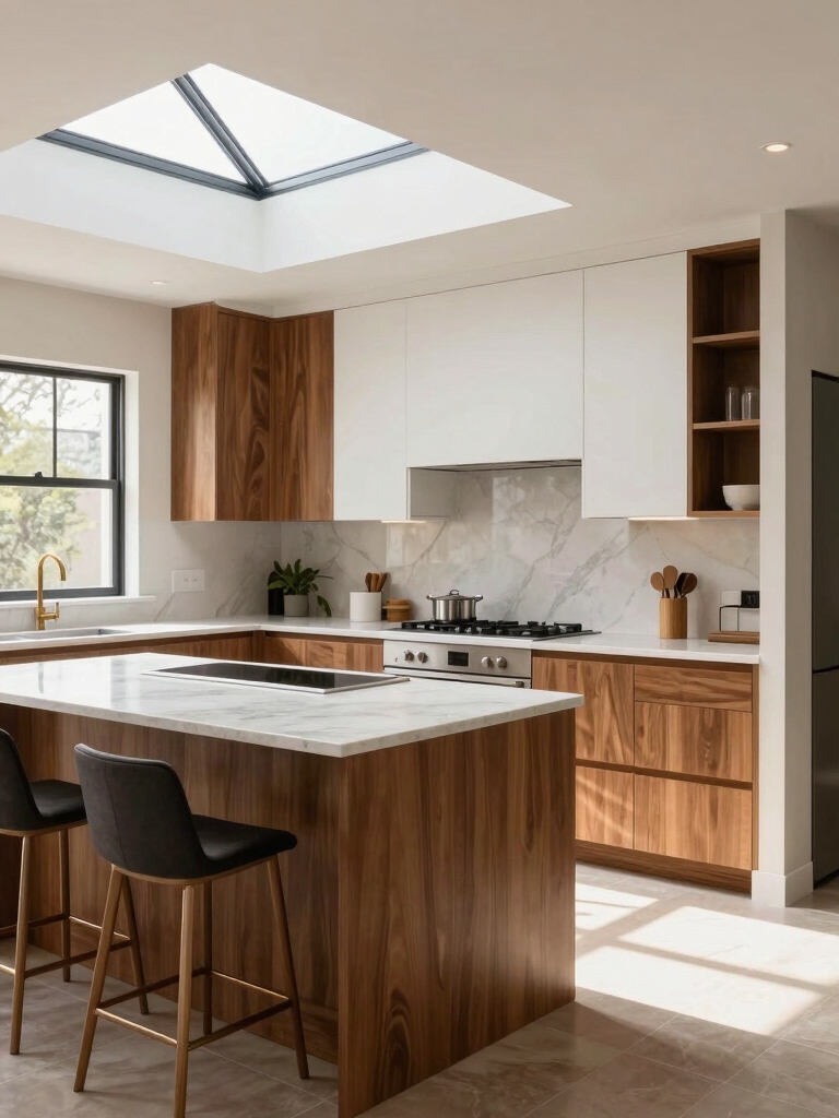 peninsula island galley layouts