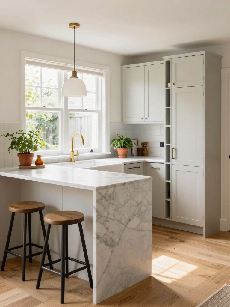 rear bump out kitchen expansion