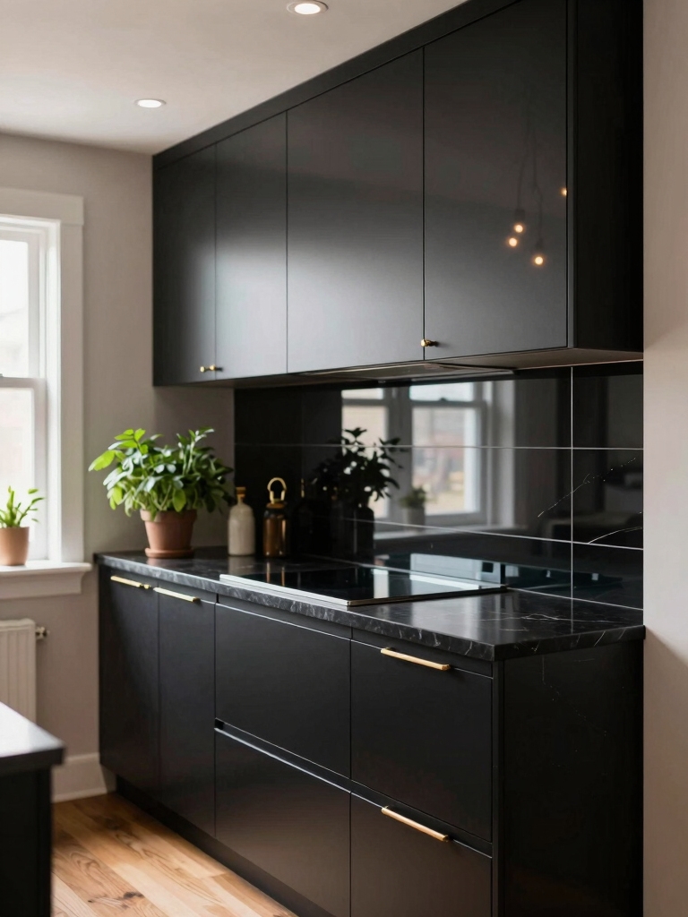 reflective backsplashes amplify light