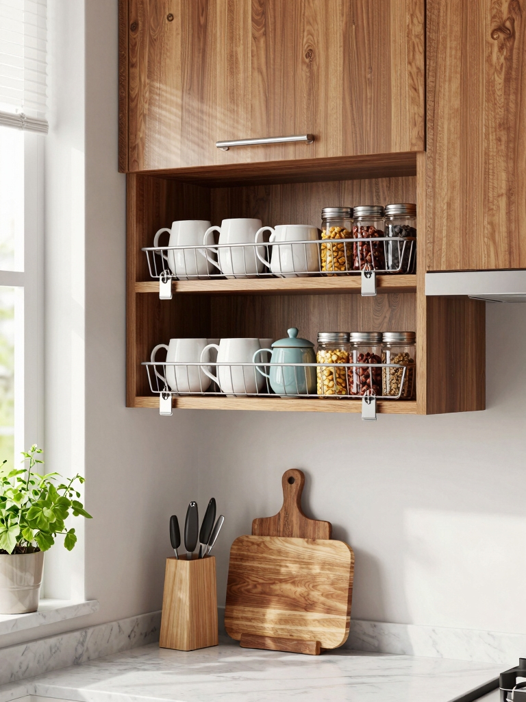 slide on under shelf storage solution