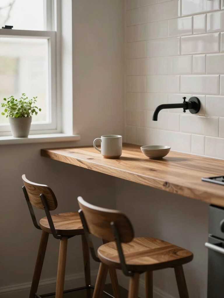 slim space saving bar counter